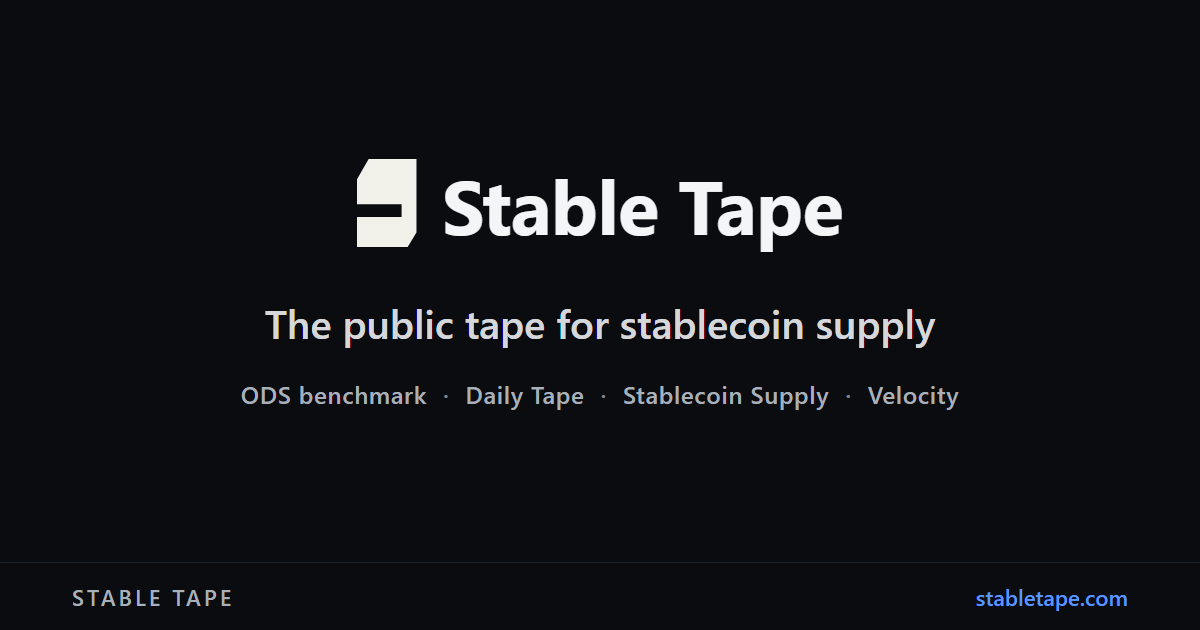 Stablecoins by Chain — Distribution Across Blockchains | Stable Tape